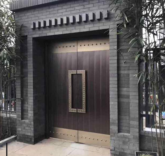 西安天卓銅門(mén)作品 