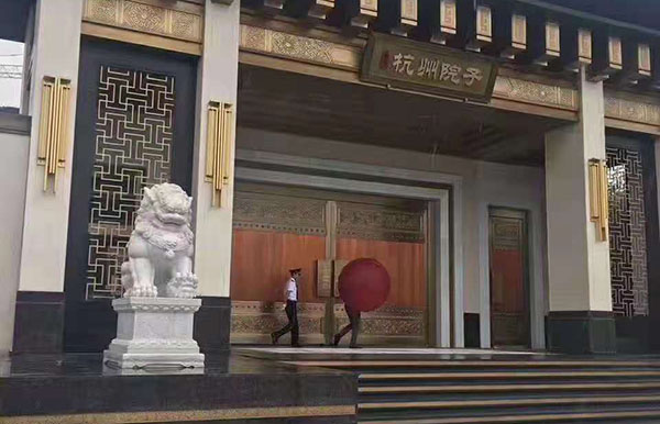 房地產(chǎn)銅門，小區(qū)銅門，售樓部銅門