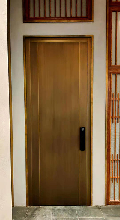 大秦博展辦公室銅門實拍 