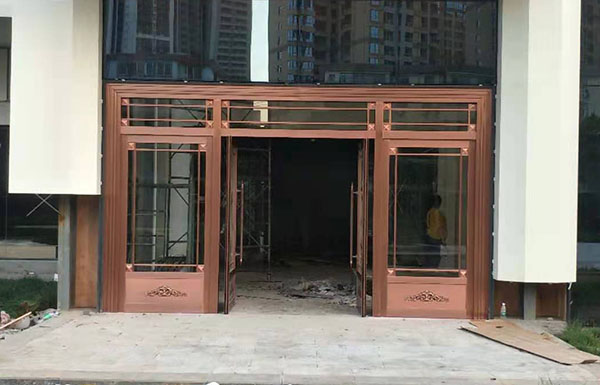 咸陽(yáng)研究設(shè)計(jì)院復(fù)合銅地彈簧門(mén)，自動(dòng)門(mén)