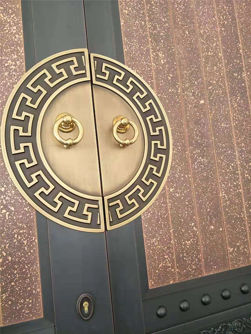 對開庭院銅門8